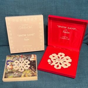 Longaberger 2000 Snowflake ‘Kaitlin’ Ornament